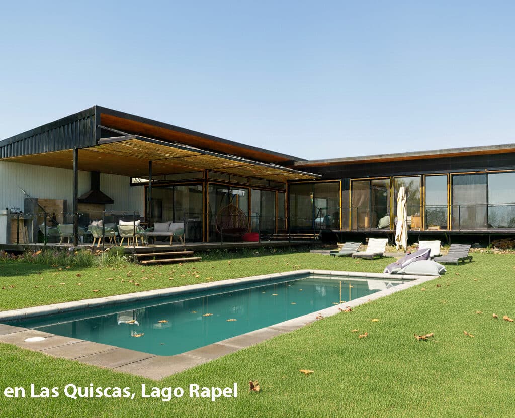 Casa en Las Quiscas, lago Rapel